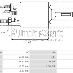 136036 - CARGO, ΜΠΟΥΤΟΝ ΜΙΖΑΣ BOSCH 12V BMW 