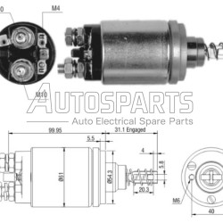 0037321.00 - MENBERS, ΜΠΟΥΤΟΝ ΜΙΖΑΣ BOSCH 12V 2-3 ΤΡΥΠΕΣ HURLIMANN, LAMBORGHINI