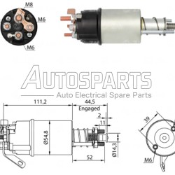 ZM610ZB - ZM, ΜΠΟΥΤΟΝ ΜΙΖΑΣ LUCAS 12V 4 ΒΙΔΕΣ 