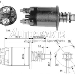 3720500 - MENBERS, ΜΠΟΥΤΟΝ ΜΙΖΑΣ MARELLI 12V AUTOBIANCHI, FIAT, SEAT