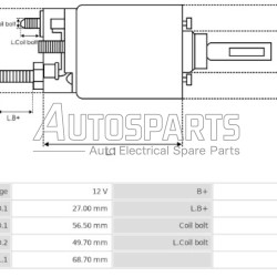 ZM571 - ZM, ΜΠΟΥΤΟΝ ΜΙΖΑΣ BOSCH 12V 