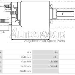 IA9217 - PROTECH, ΜΠΟΥΤΟΝ ΜΙΖΑΣ LUCAS 12V ΠΑΛΙΟ ΜΟΝΤΕΛΟ