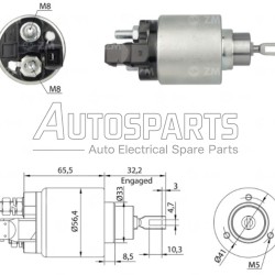 IA9190ZB - PROTECH, ΜΠΟΥΤΟΝ ΜΙΖΑΣ BOSCH 12V AUDI, SEAT, SKODA