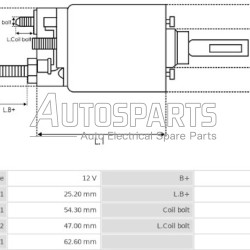 ZM3395ZB - ZM, ΜΠΟΥΤΟΝ ΜΙΖΑΣ MARELLI 12V FIAT DUCATO