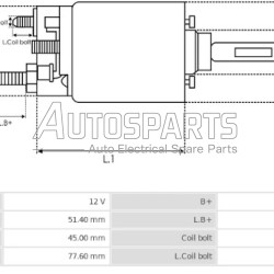 133052 - CARGO, ΜΠΟΥΤΟΝ ΜΙΖΑΣ MITSUBISHI 12V NISSAN MAZDA 