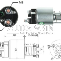 237977 - CARGO, ΜΠΟΥΤΟΝ ΜΙΖΑΣ MARELLI 12V TOYOTA AVENSIS, COROLLA