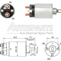 3781300 - MENBERS, ΜΠΟΥΤΟΝ ΜΙΖΑΣ MITSUBISHI 12V NISSAN MAZDA 