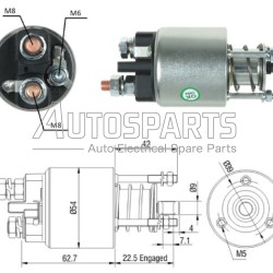 3724500 - MENBERS, ΜΠΟΥΤΟΝ ΜΙΖΑΣ MARELLI 12V FIAT 