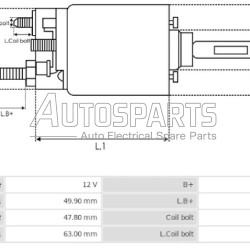 SS-1683 - NEW ERA, ΜΠΟΥΤΟΝ ΜΙΖΑΣ DENSO 12V DAIHATSU, MAZDA, PIAGGIO, TOYOTA
