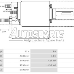 E7441 - GHIBAUDI, ΜΠΟΥΤΟΝ ΜΙΖΑΣ VALEO 12V DAEWOO, FIAT, OPEL