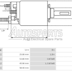 132976 - CARGO, ΜΠΟΥΤΟΝ ΜΙΖΑΣ VALEO 12V CITROEN, FIAT, PEUGEOT, SUZUKI