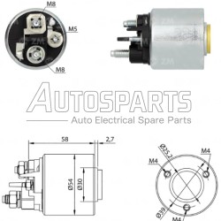 E7470 - GHIBAUDI, ΜΠΟΥΤΟΝ ΜΙΖΑΣ VALEO 12V CITROEN, FIAT, PEUGEOT