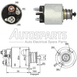 236258 - CARGO, ΜΠΟΥΤΟΝ ΜΙΖΑΣ VALEO 12V NISSAN KUBISTAR