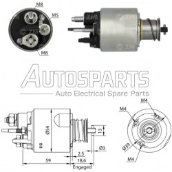 594438 - VALEO, ΜΠΟΥΤΟΝ ΜΙΖΑΣ VALEO 12V RENAULT