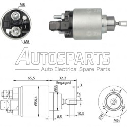 2339303222 - BOSCH, ΜΠΟΥΤΟΝ ΜΙΖΑΣ BOSCH 12V AUDI, SEAT, SKODA, VW