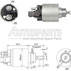 83303147 - MONARK DIESEL, ΜΠΟΥΤΟΝ ΜΙΖΑΣ BOSCH 12V AUDI, SEAT, SKODA, VW
