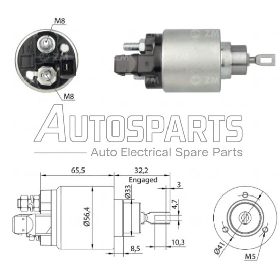 83303147 - MONARK DIESEL, ΜΠΟΥΤΟΝ ΜΙΖΑΣ BOSCH 12V AUDI, SEAT, SKODA, VW 83303147 - MONARK DIESEL, ΜΠΟΥΤΟΝ ΜΙΖΑΣ BOSCH 12V AUDI, SEAT, SKODA, VW