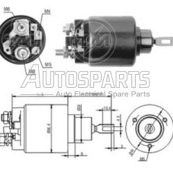 83303003 - MONARK DIESEL, ΜΠΟΥΤΟΝ ΜΙΖΑΣ BOSCH 12V 