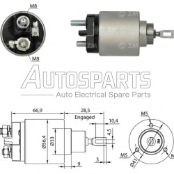 83303122 - MONARK DIESEL, ΜΠΟΥΤΟΝ ΜΙΖΑΣ BOSCH 12V 