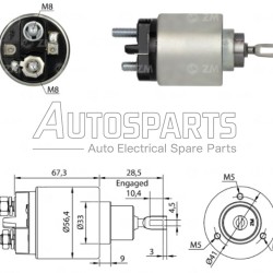 83303033 - MONARK DIESEL, ΜΠΟΥΤΟΝ ΜΙΖΑΣ BOSCH 12V 