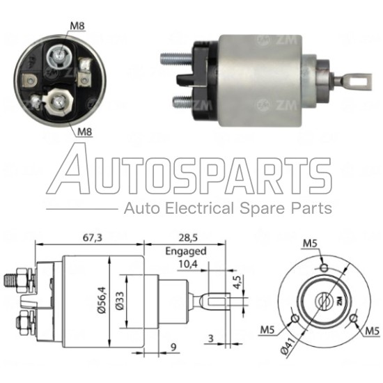 83303033 - MONARK DIESEL, ΜΠΟΥΤΟΝ ΜΙΖΑΣ BOSCH 12V 83303033 - MONARK DIESEL, ΜΠΟΥΤΟΝ ΜΙΖΑΣ BOSCH 12V