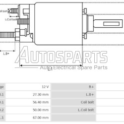 131143 - CARGO, ΜΠΟΥΤΟΝ ΜΙΖΑΣ BOSCH 12V 