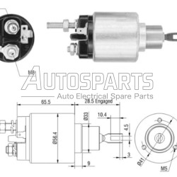 132827 - CARGO, ΜΠΟΥΤΟΝ ΜΙΖΑΣ BOSCH 12V VW TRANSPORTER