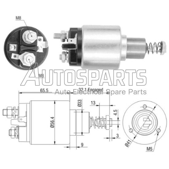 037344.00 - MENBERS, ΜΠΟΥΤΟΝ ΜΙΖΑΣ BOSCH 12V VW 