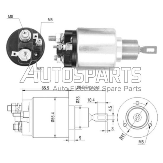 132299 - CARGO, ΜΠΟΥΤΟΝ ΜΙΖΑΣ BOSCH 12V FORD