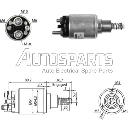 2339402180 - BOSCH, ΜΠΟΥΤΟΝ ΜΙΖΑΣ BOSCH 24V MERCEDES ATEGO