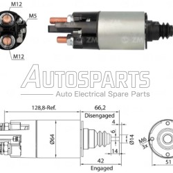 237845 - CARGO, ΜΠΟΥΤΟΝ ΜΙΖΑΣ DELCO REMY 24V MITSUBISHI 