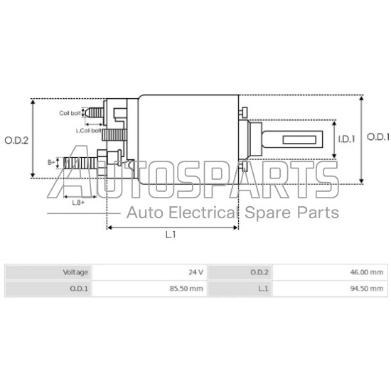83100004 - MONARK DIESEL, ΜΠΟΥΤΟΝ ΜΙΖΑΣ BOSCH 24V 4/24 83100004 - MONARK DIESEL, ΜΠΟΥΤΟΝ ΜΙΖΑΣ BOSCH 24V 4/24