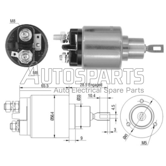 331303070 - BOSCH, ΜΠΟΥΤΟΝ ΜΙΖΑΣ BOSCH 12V VW 
