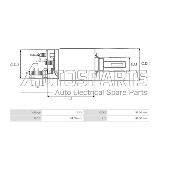 133487 - CARGO, ΜΠΟΥΤΟΝ ΜΙΖΑΣ BOSCH 12V FKB ΚΑΤΩ (ΨΥΧΡΗΣ)