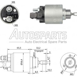 SS0017 - AS-PL, ΜΠΟΥΤΟΝ ΜΙΖΑΣ BOSCH 12V AUDI, SEAT, SKODA, VW