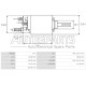 231919 - CARGO, ΜΠΟΥΤΟΝ ΜΙΖΑΣ DELCO REMY 24V CATERPILLAR 37MT 