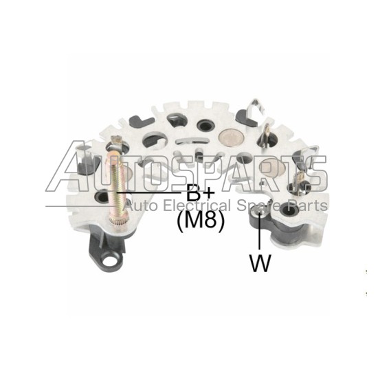 GA1306 - GAUSS, ΑΝΟΡΘΩΣΗ ΔΥΝΑΜΟΥ MARELLI 122mm 50Amp