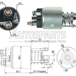 230808 - CARGO, ΜΠΟΥΤΟΝ ΜΙΖΑΣ MARELLI 12V FIAT 