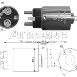 IA9619 - PROTECH, ΜΠΟΥΤΟΝ ΜΙΖΑΣ HITACHI 12V NISSAN PICK UP, CABSTAR