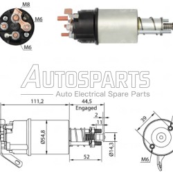 77010 - LUCAS, ΜΠΟΥΤΟΝ ΜΙΖΑΣ LUCAS 12V 4 ΒΙΔΕΣ 