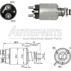 AME0195 - MAGNETI MARELLI, ΜΠΟΥΤΟΝ ΜΙΖΑΣ MARELLI 12V FIAT ΤΡΑΚΤΕΡ, IVECO DAILY