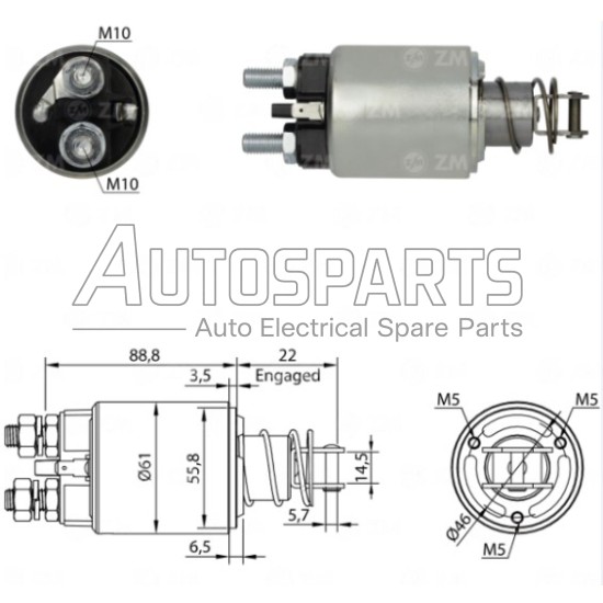 AME0195 - MAGNETI MARELLI, ΜΠΟΥΤΟΝ ΜΙΖΑΣ MARELLI 12V FIAT ΤΡΑΚΤΕΡ, IVECO DAILY AME0195 - MAGNETI MARELLI, ΜΠΟΥΤΟΝ ΜΙΖΑΣ MARELLI 12V FIAT ΤΡΑΚΤΕΡ, IVECO DAILY