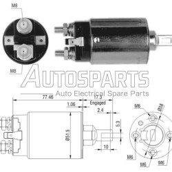 ZM692 - ZM, ΜΠΟΥΤΟΝ ΜΙΖΑΣ MITSUBISHI 12V 