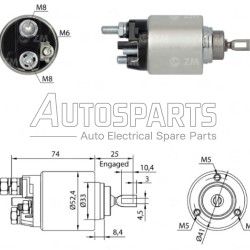 SS0071 - AS-PL, ΜΠΟΥΤΟΝ ΜΙΖΑΣ BOSCH 12V ALFA ROMEO, FIAT, LANCIA, OPEL