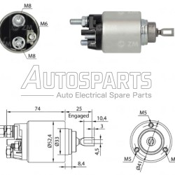 1986SE1534 - BOSCH, ΜΠΟΥΤΟΝ ΜΙΖΑΣ BOSCH 12V ALFA ROMEO, FIAT, LANCIA, OPEL