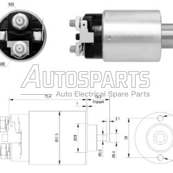 ZM7698 - ZM, ΜΠΟΥΤΟΝ ΜΙΖΑΣ MITSUBISHI 12V FORD, MAZDA