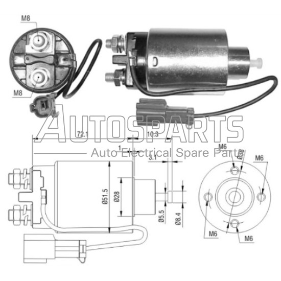 ZM4792 - ZM, ΜΠΟΥΤΟΝ ΜΙΖΑΣ MITSUBISHI 12V 