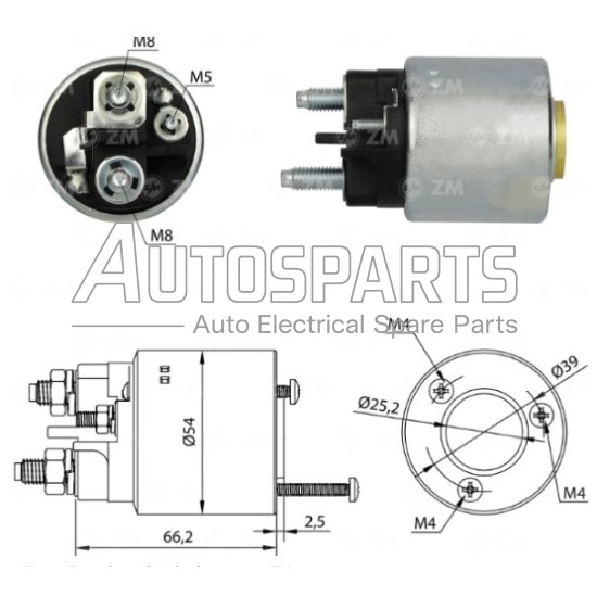 231610 - CARGO, ΜΠΟΥΤΟΝ ΜΙΖΑΣ VALEO 12V CITROEN, FIAT, PEUGEOT