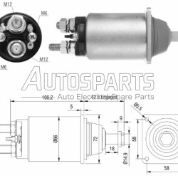 ZM834 - ZM, ΜΠΟΥΤΟΝ ΜΙΖΑΣ BOSCH 24V DAF 85CF, 95XF