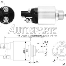 IA9568 - PROTECH, ΜΠΟΥΤΟΝ ΜΙΖΑΣ BOSCH 12V VW GROUP